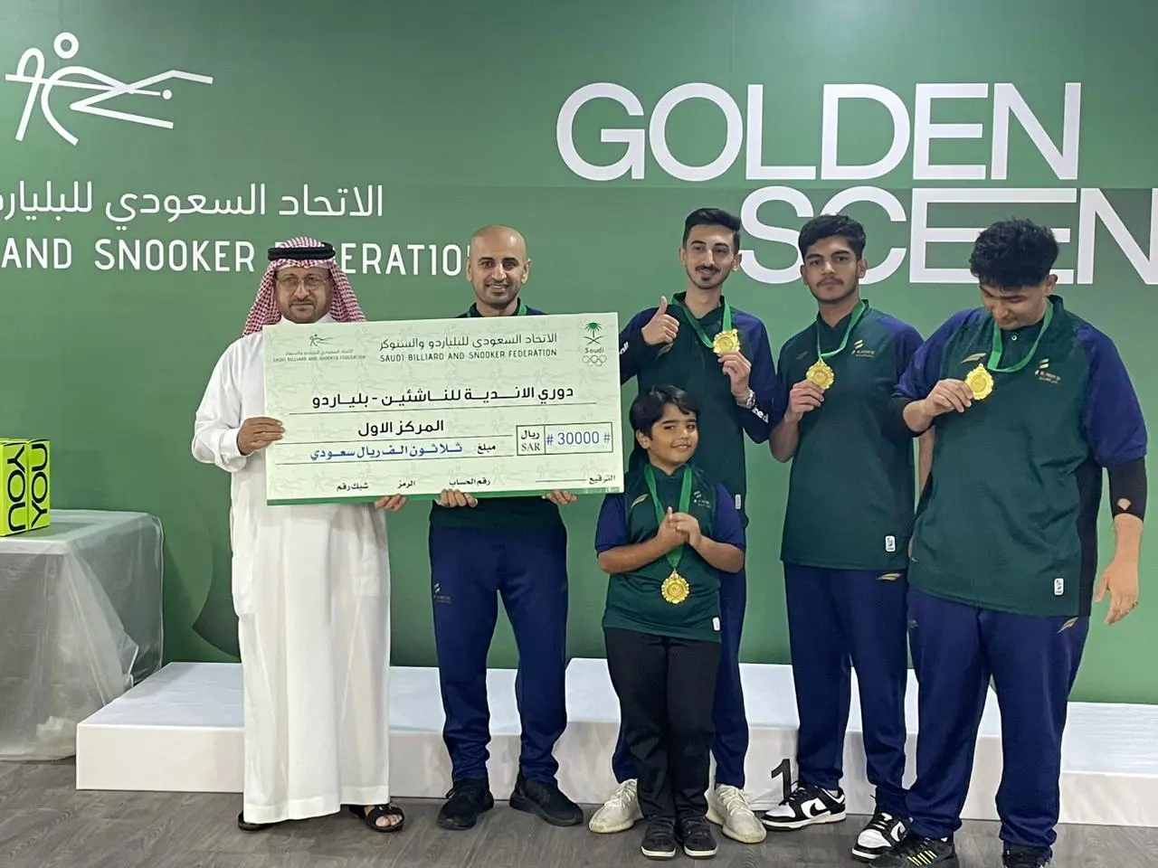 نادي الفتح يتوج بطلاً لدوري البلياردو للناشئين - الإتحاد السعودى للبلياردو و السنوكر .